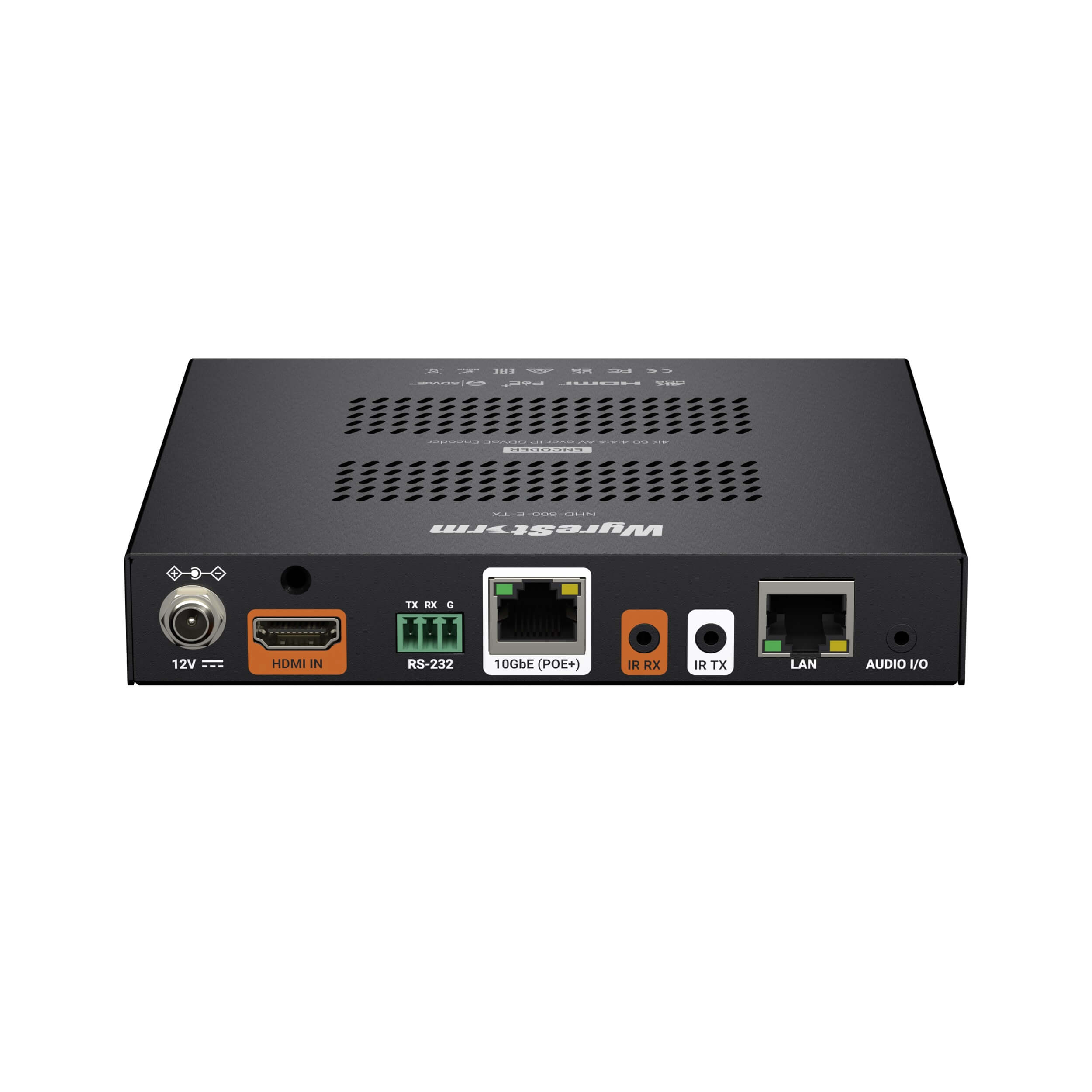 WyreStorm NHD-600-E-TX - 4K60 4:4:4 10GbE SDVoE AVoIP Encoder, rear