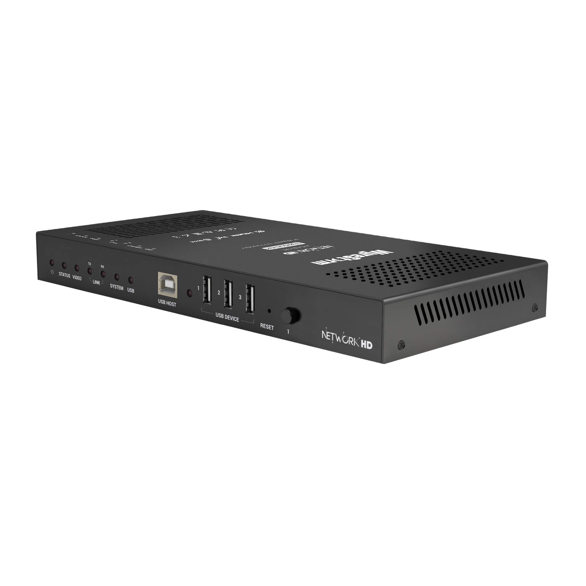 WyreStorm NHD-600-TRXF - 4K60 4:4:4 10Gb SDVoE Fiber Transceiver, front angle