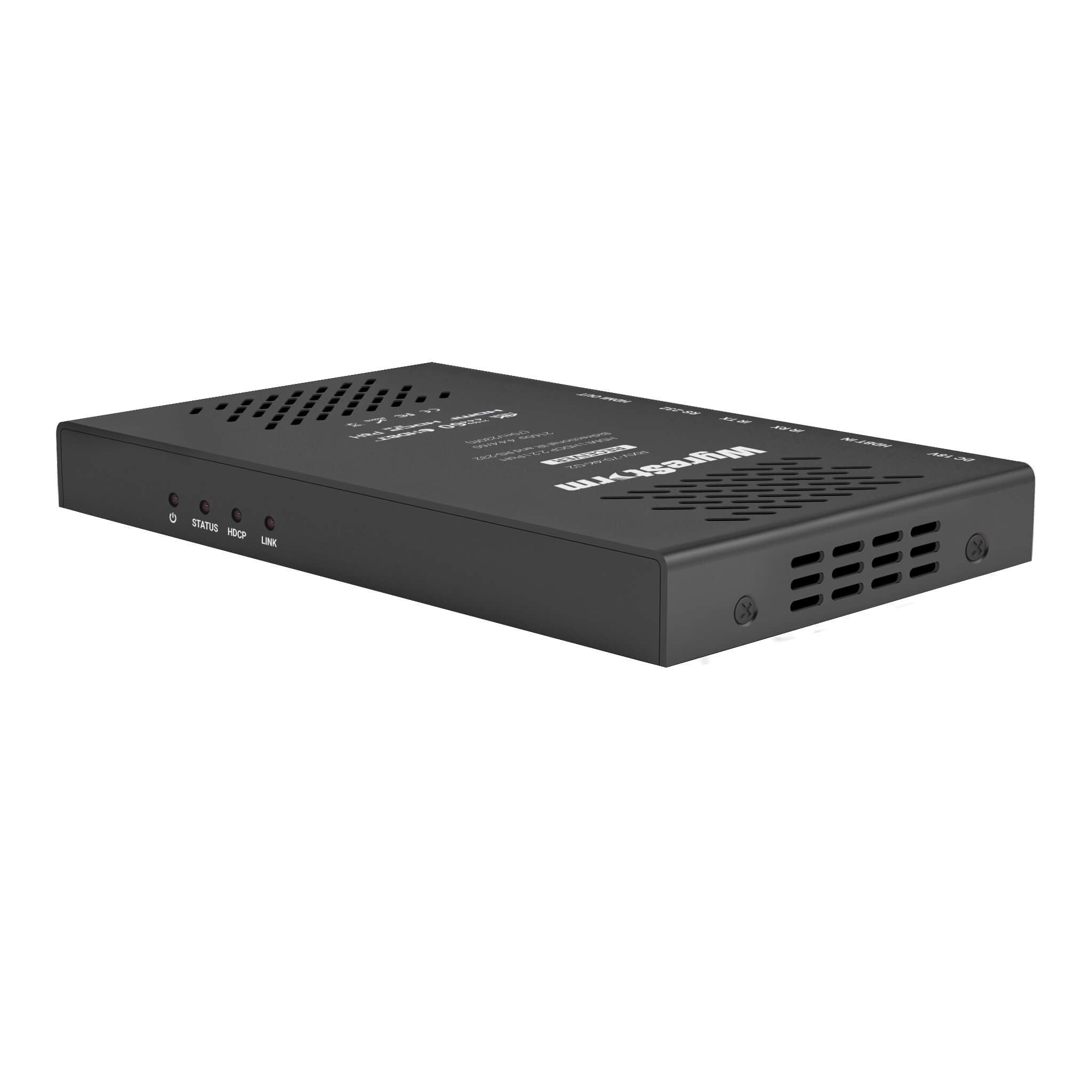 WyreStorm RXV-70-4K-G2 - 4K60 HDBaseT Receiver for MXV, front angle