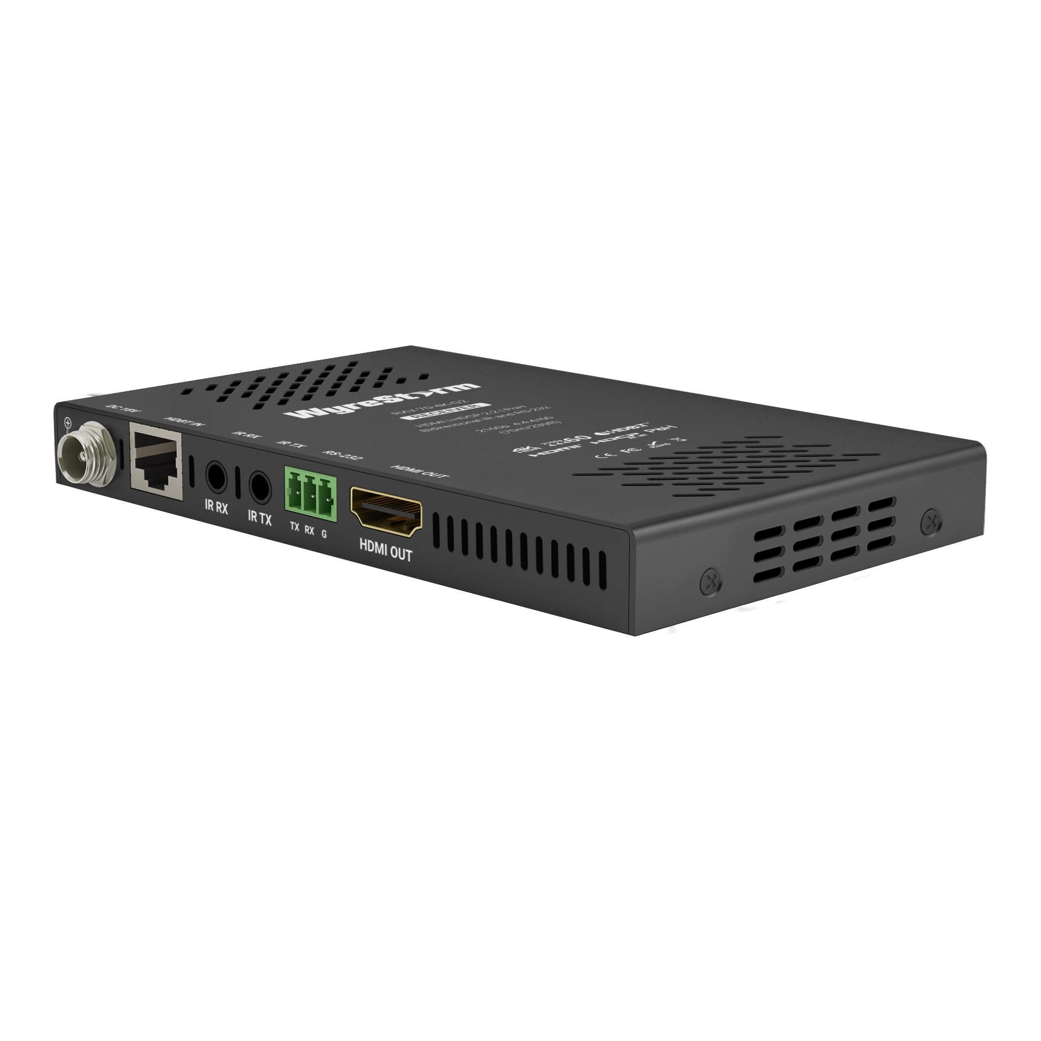 WyreStorm RXV-70-4K-G2 - 4K60 HDBaseT Receiver for MXV, rear angle