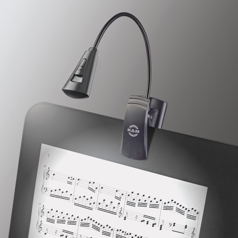 Konig & Meyer 12242 - Single Head 2 LED FlexLight, used as a Music Stand Light