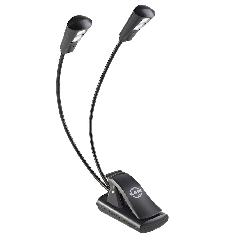Konig & Meyer 12244 - Dual Head 2 LED FlexLight, Music Stand Light