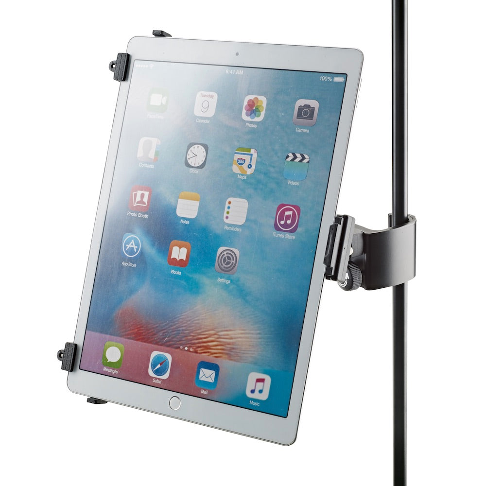 Konig & Meyer 19791 - Universal Tablet Holder, Clamp On Mount, iPad vertical