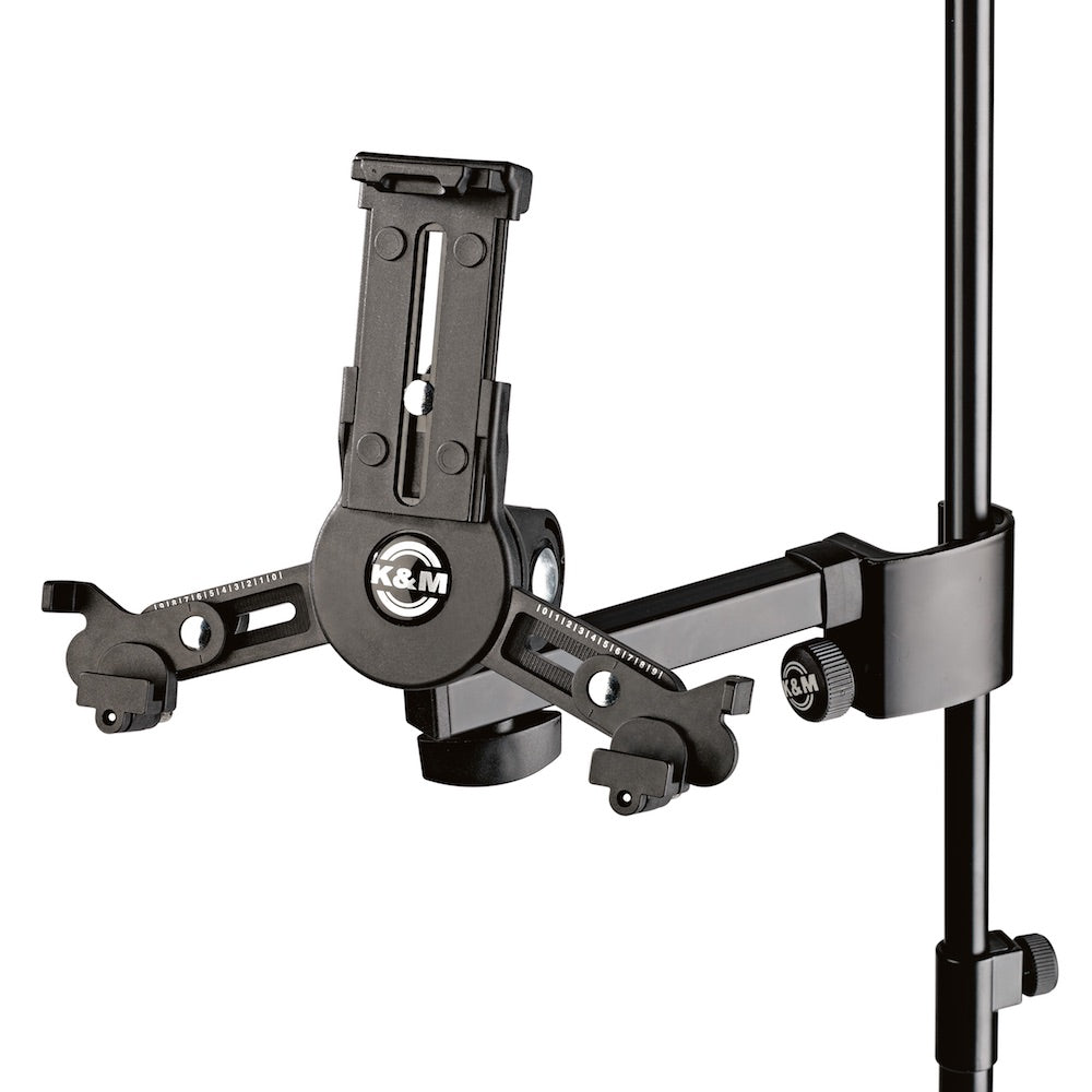 Konig & Meyer 19796 - Mini Universal Tablet Holder, Clamp On Mount