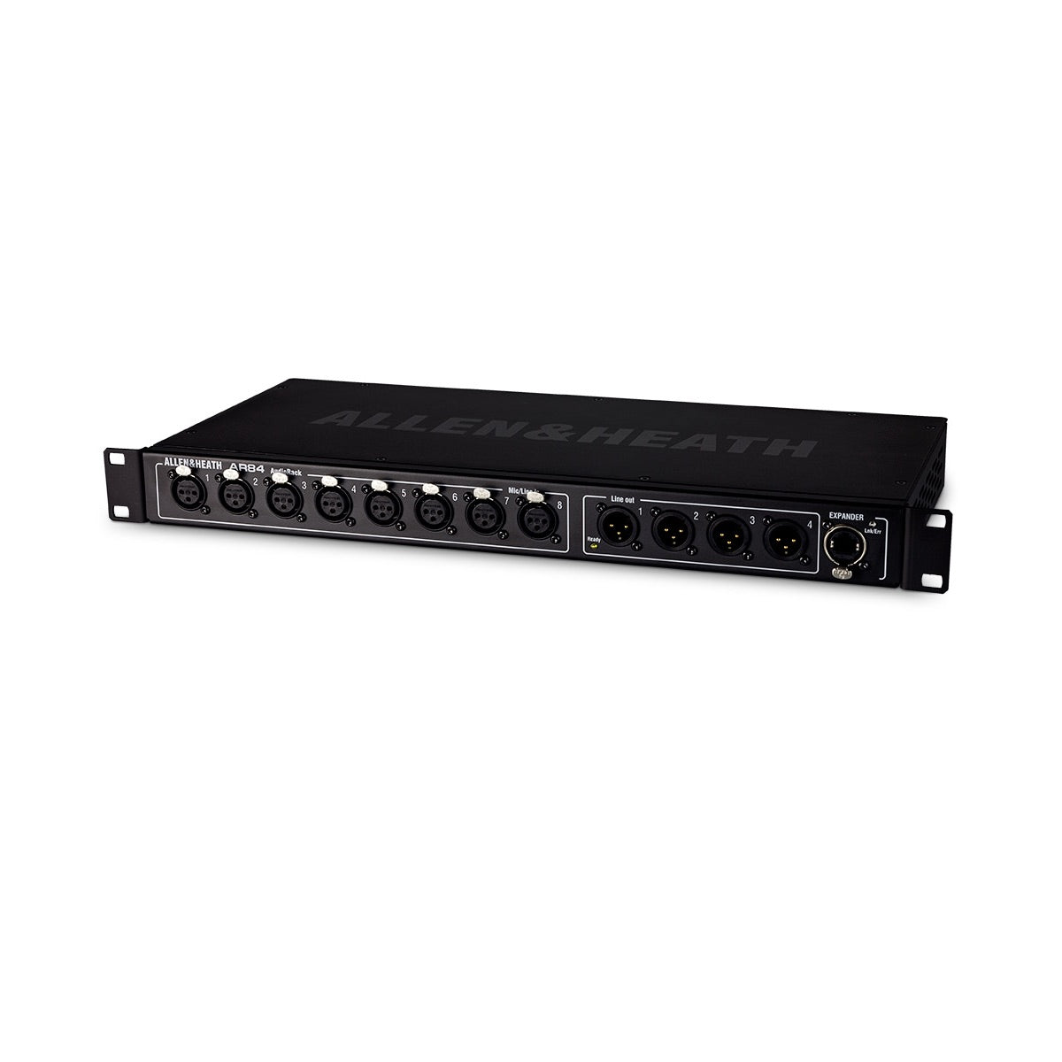 Allen & Heath AR84 - Remote AudioRack, three quarter view
