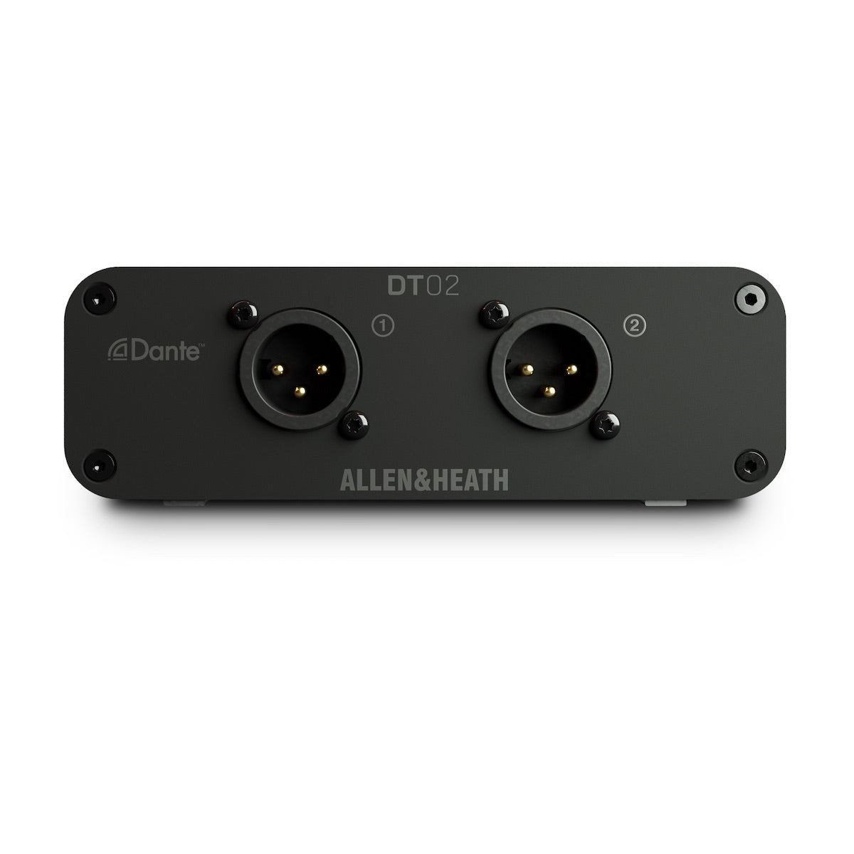 Allen & Heath DT02 - Dante Output Interface with 2 XLR Outputs, front