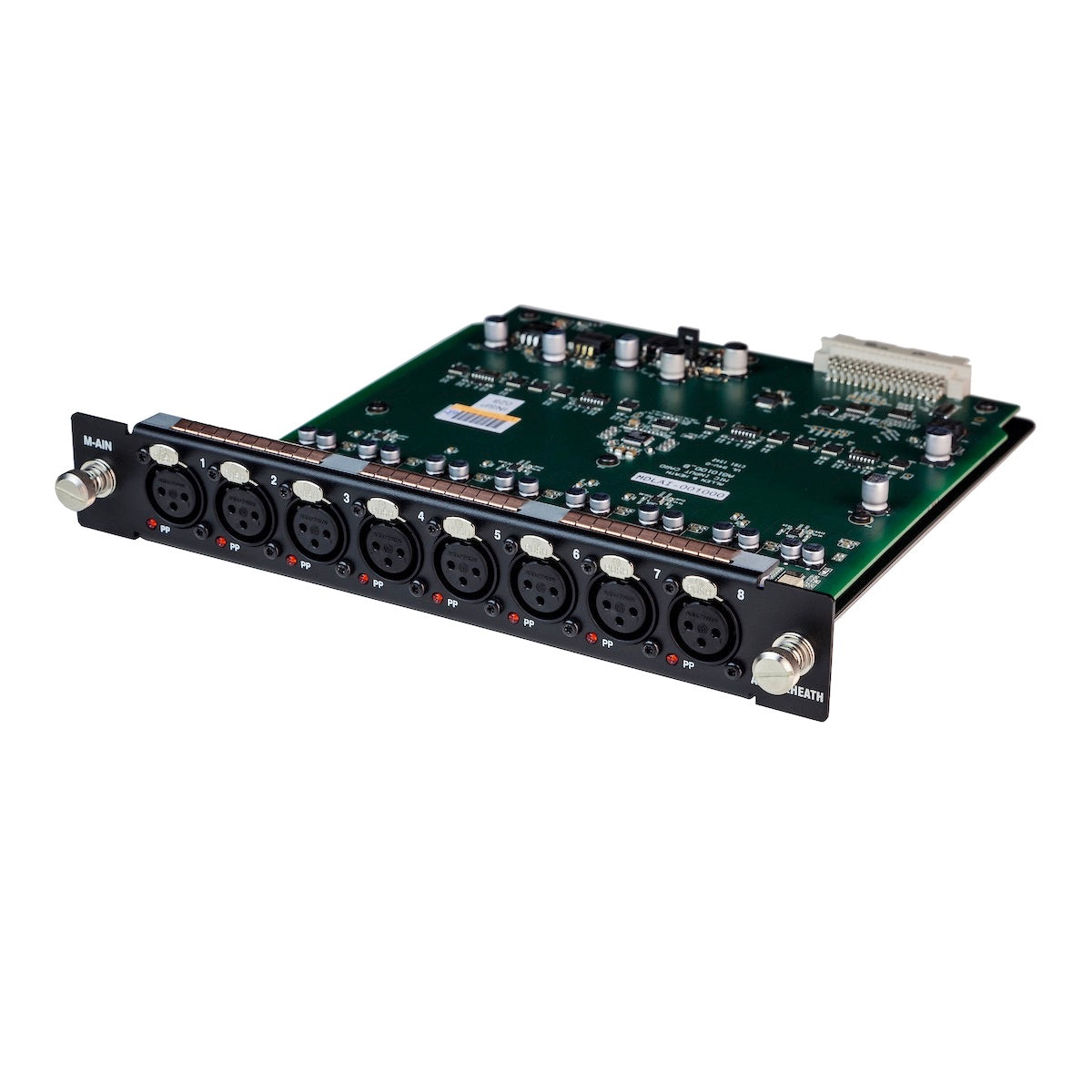 Allen & Heath DX32 Modular Expansion Chassis I/O Module, M-AIN 8ch analog input card