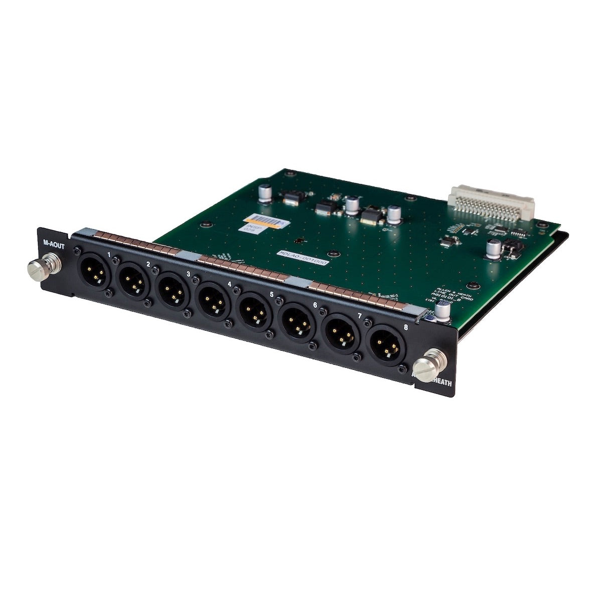 Allen & Heath DX32 Modular Expansion Chassis I/O Module, M-AOUT 8ch analog output card