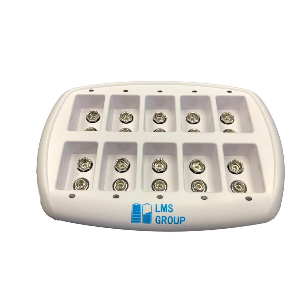 Ansmann LMS 10-bay 9V - Desktop 9V NiMH Battery Charger