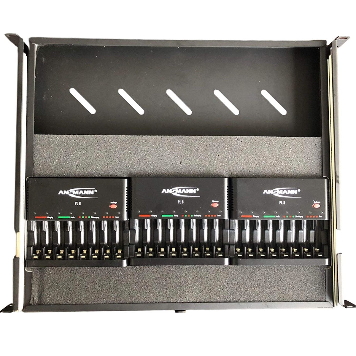 Ansmann LMS Powerline 8 Rackmount Drawer, top