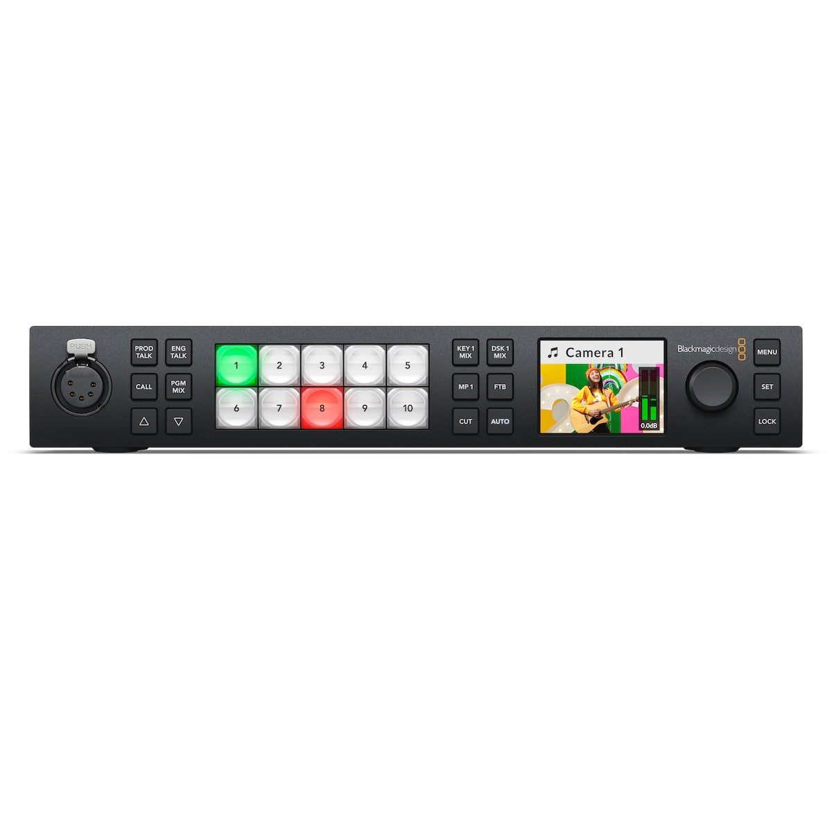 Blackmagic ATEM 1 M/E Constellation HD - Live Production Switcher, front