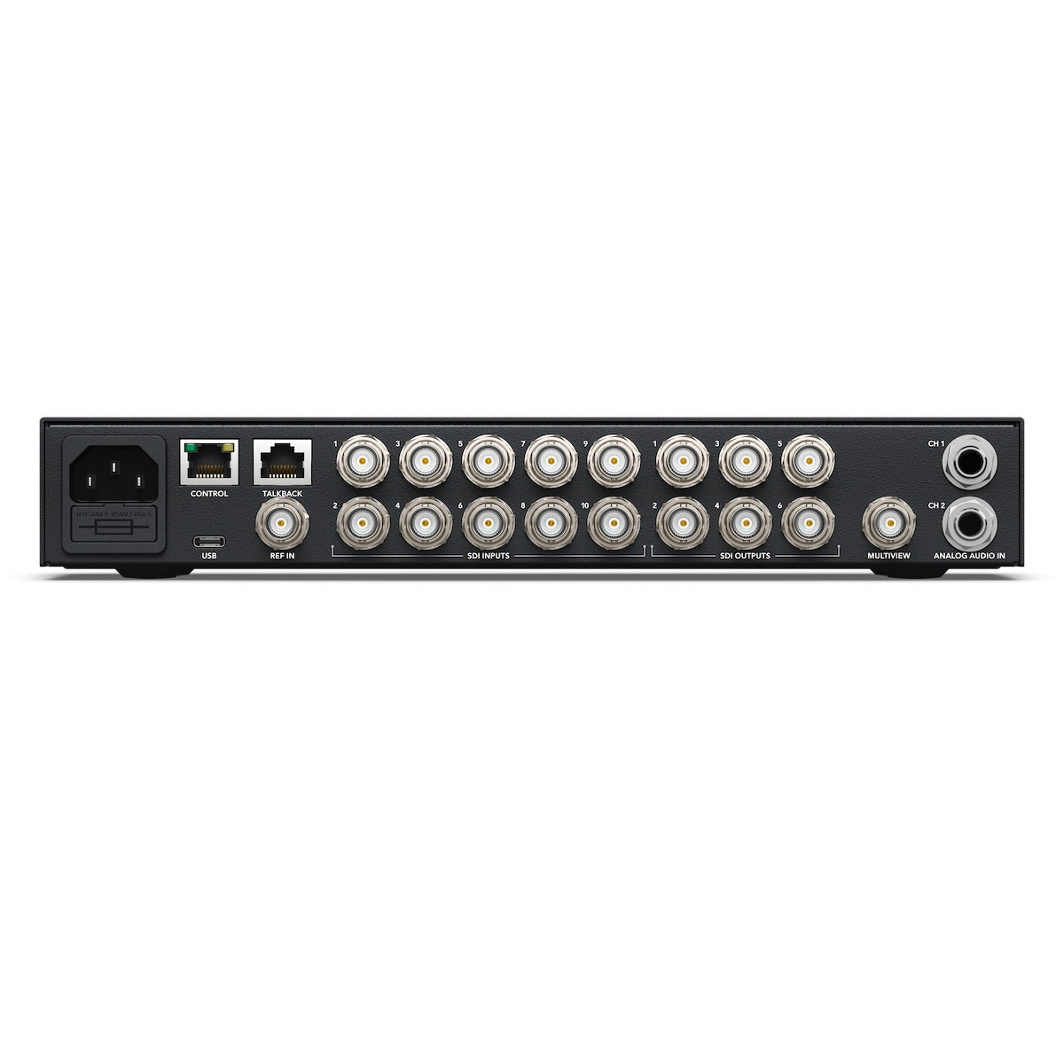 Blackmagic ATEM 1 M/E Constellation HD - Live Production Switcher, rear
