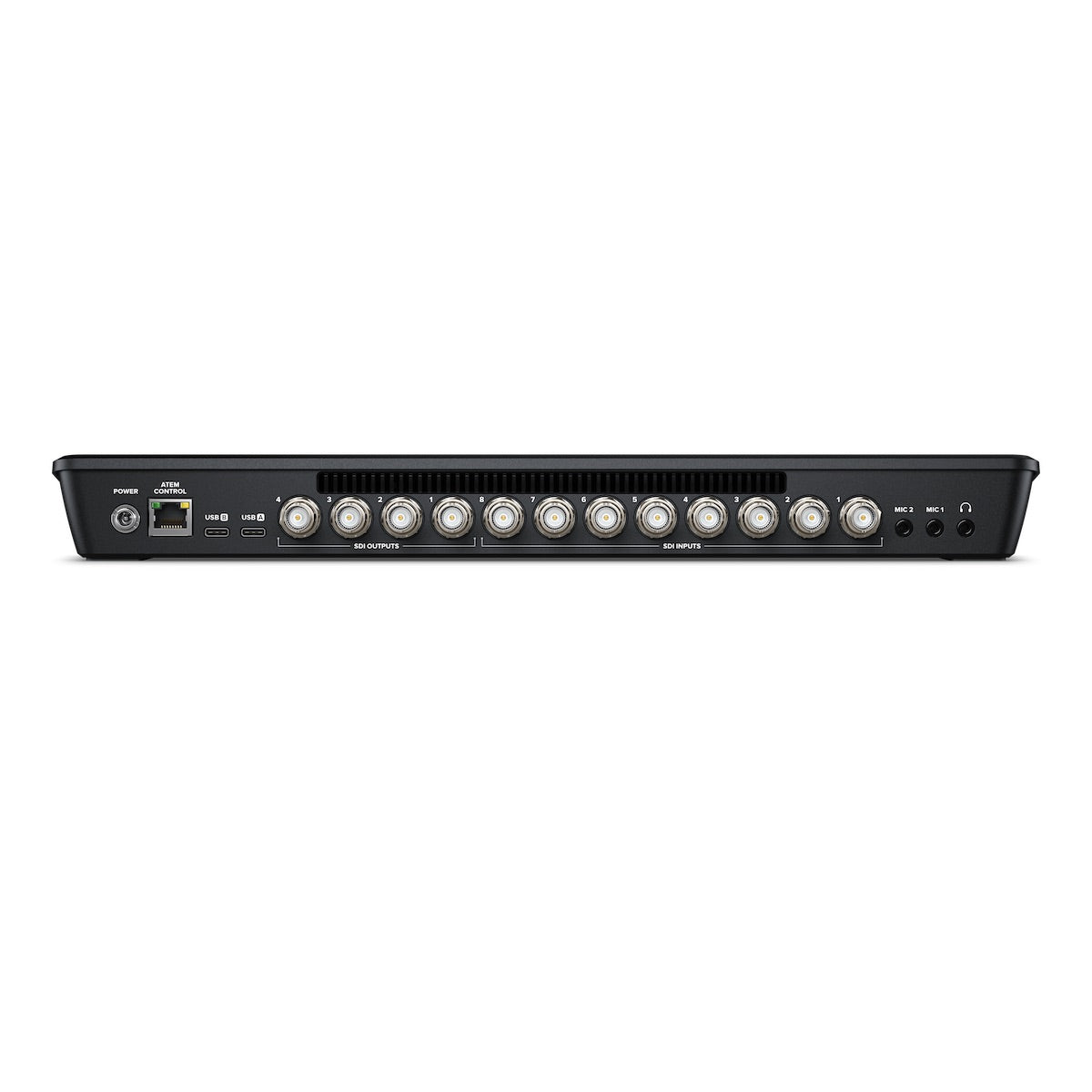 Blackmagic ATEM SDI Extreme ISO - 8-Channel 3G-SDI Streaming Switcher, rear