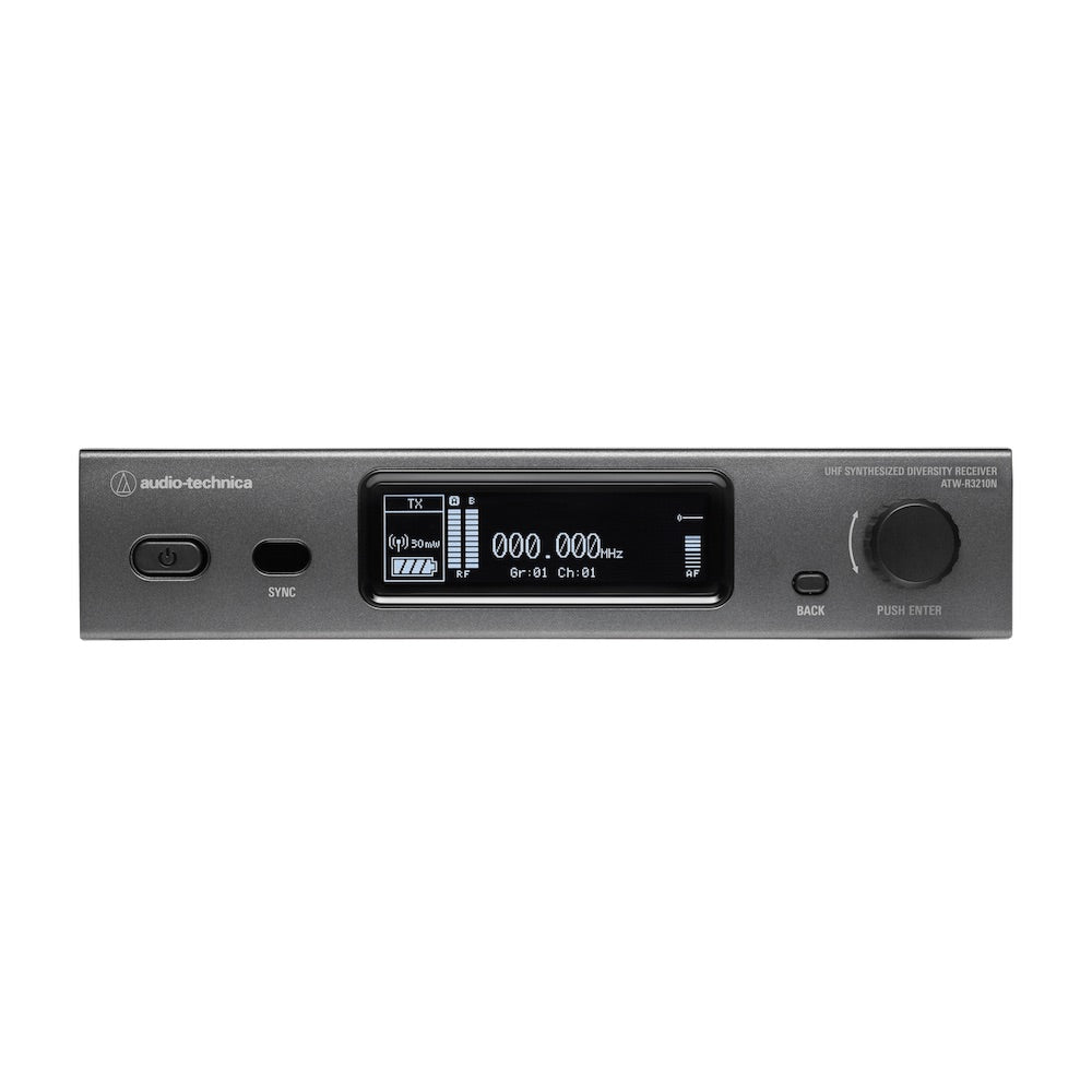 Audio-Technica ATW-3212NC710 Wireless Handheld Mic System (Network-Enabled), receiver front