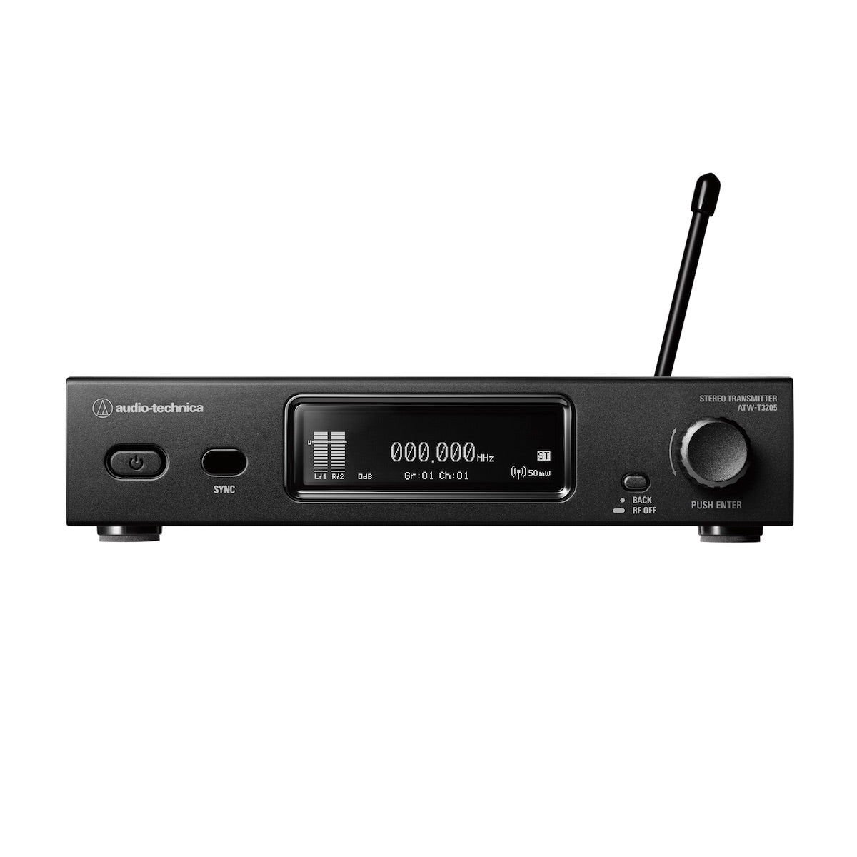 Audio-Technica ATW-T3205 - 3000 Series Wireless In-Ear Monitor System transmitter, front