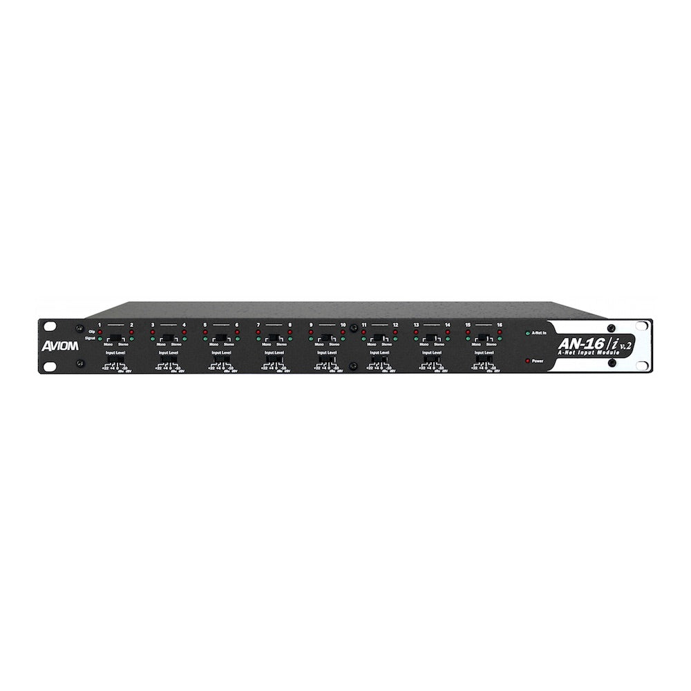 Aviom AN-16/i v.2 - 16-channel A-net Input Module front