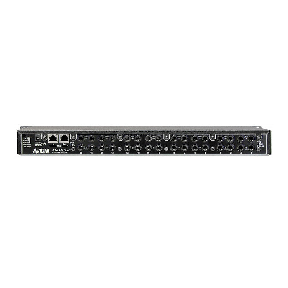 Aviom AN-16/i v.2 - 16-channel A-net Input Module rear