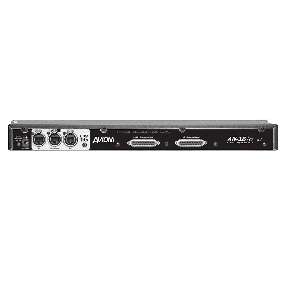 Aviom AN-16/o v.4 - 16-Channel Output Module rear