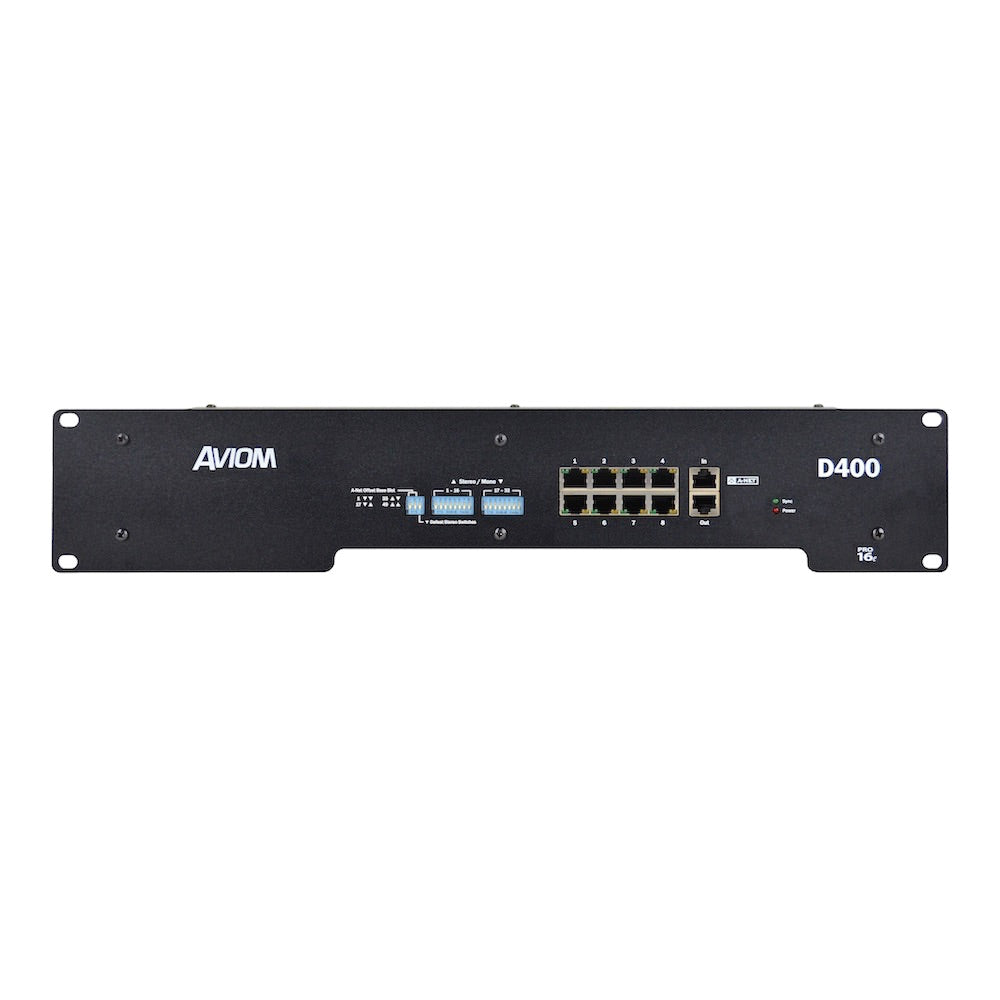 Aviom D400 - A-Net Distributor for Aviom Personal Mixers front