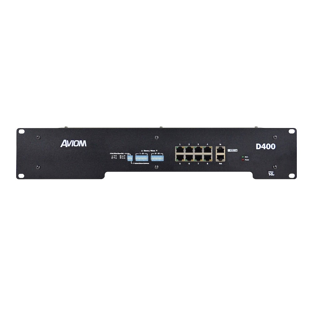 Aviom D400 front