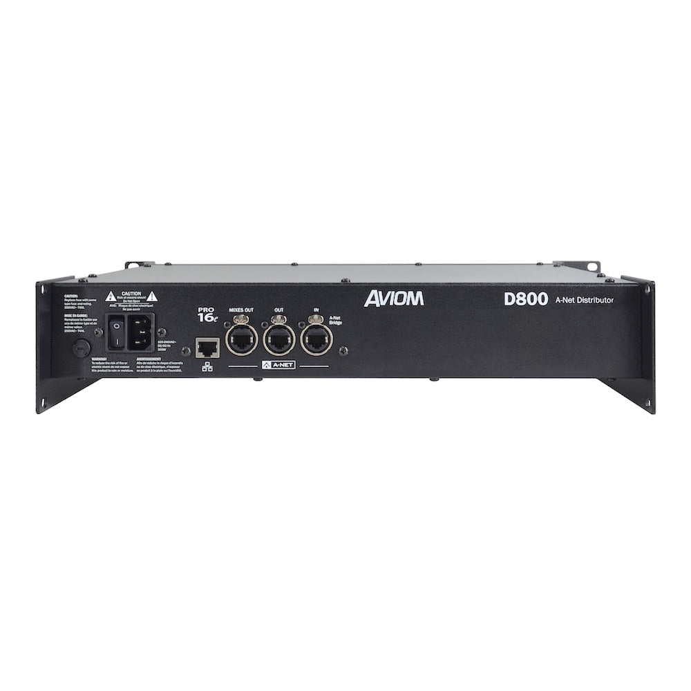 Aviom D800-Dante - A-Net Distributor for Aviom Personal Mixers rear