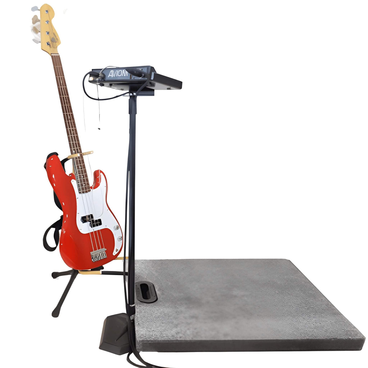 Aviom PLF-1 Performance Platform shown guitar