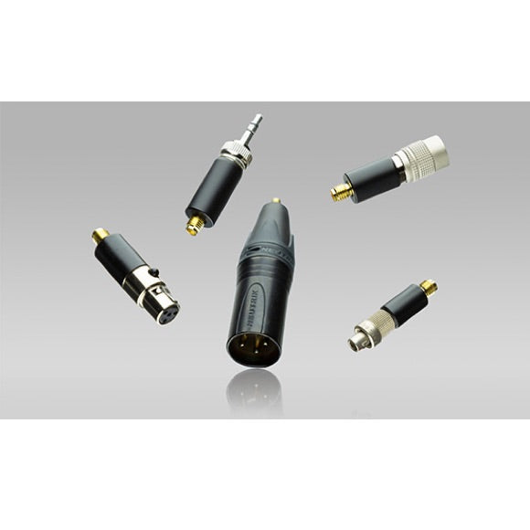 Countryman B6 Omnidirectional Lavalier Microphone, connector adapters