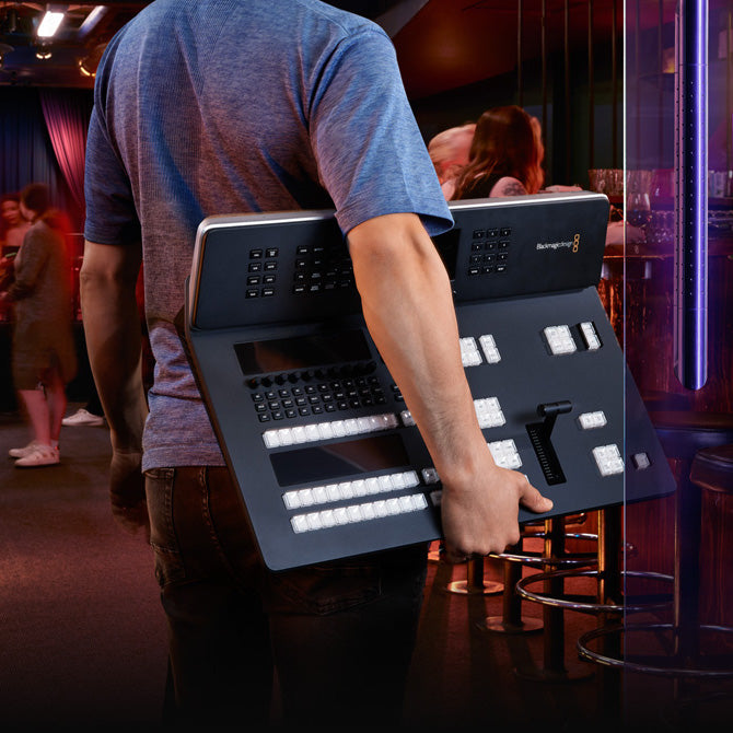 Blackmagic Design ATEM Television Studio HD8 ISO, on location