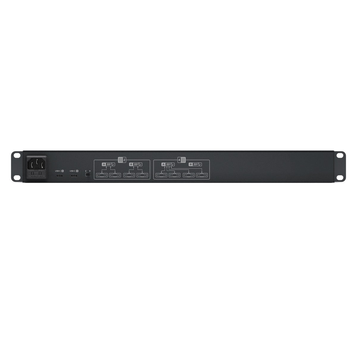 Blackmagic Design MultiDock 10G - 4 slot USB-C SSD dock, rear