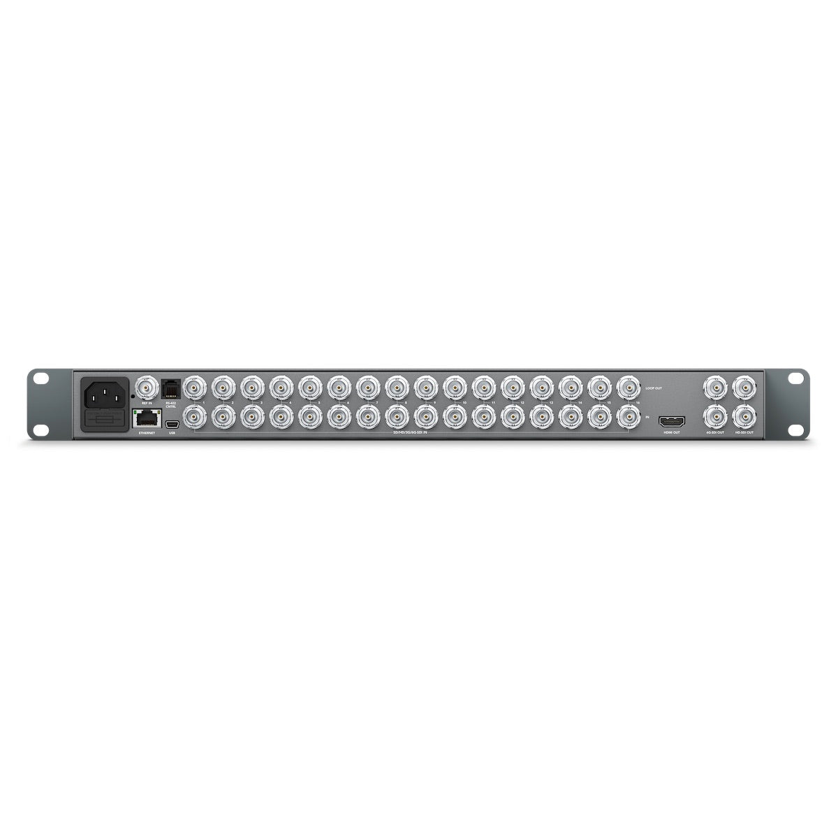 Blackmagic Design MultiView 16 - Ultra HD 16 Source Video Monitor, rear