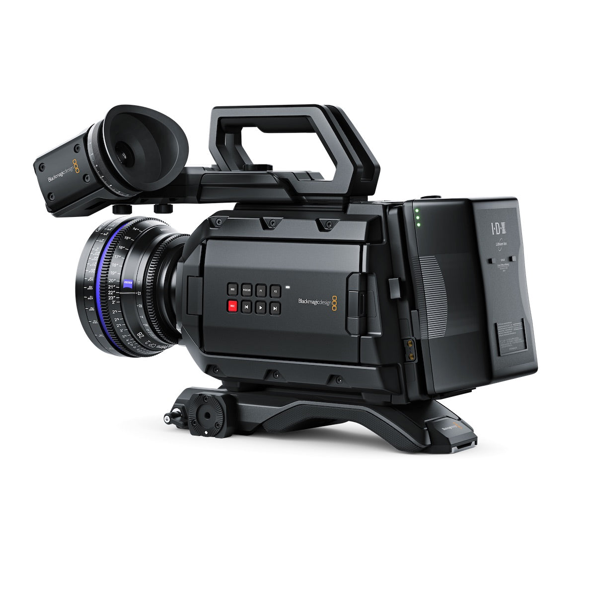Blackmagic URSA Viewfinder Right Rear Rigged