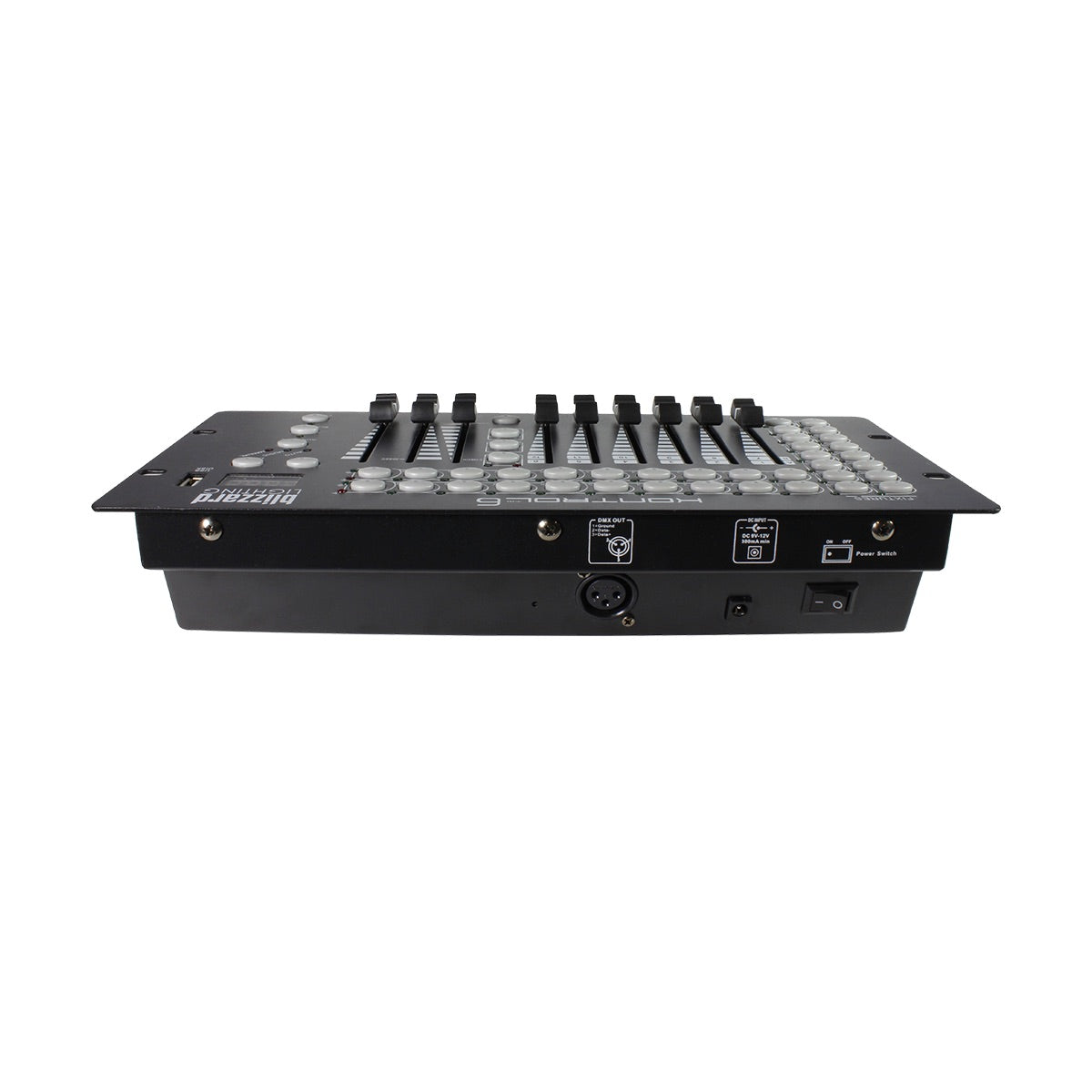 Blizzard Lighting Kontrol 6 - Compact DMX Lighting Controller, rear