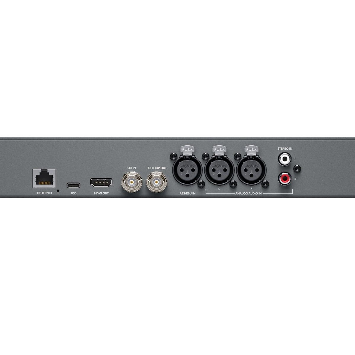 Blackmagic Audio Monitor 12G - Rack Mount Monitoring, connections