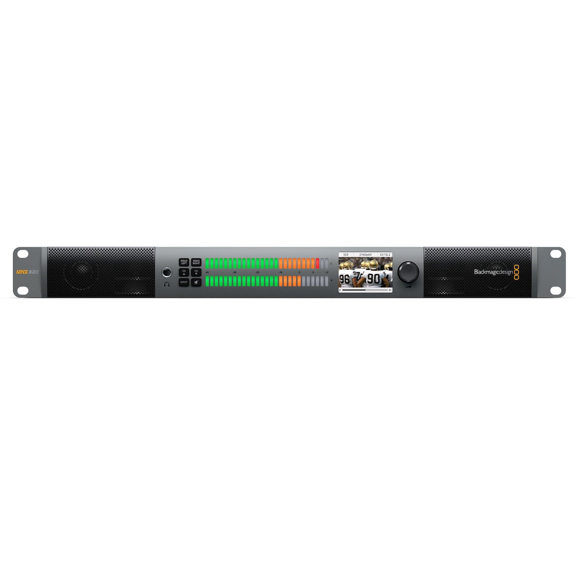 Blackmagic Audio Monitor 12G - Rack Mount Monitoring, front
