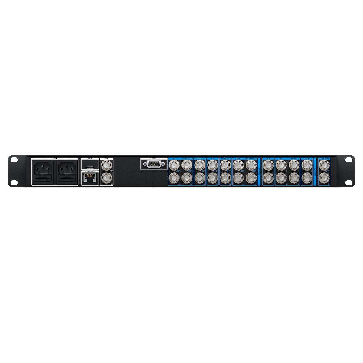Blackmagic Ultimatte 12 4K - Real-time Compositing Processor Keyer, rear