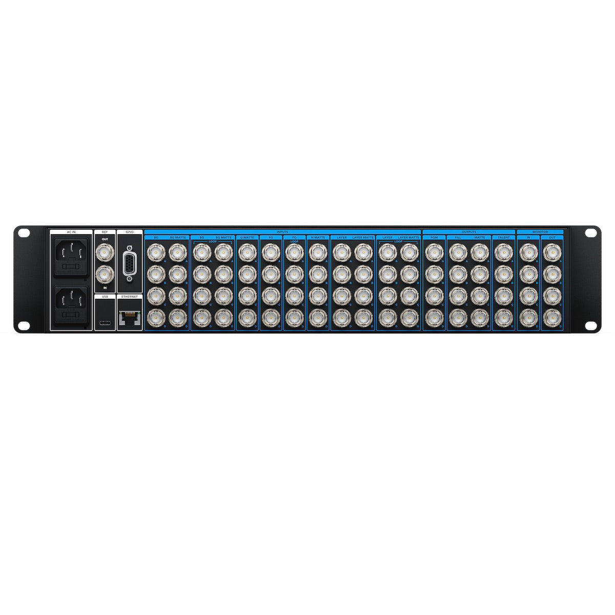 Blackmagic Ultimatte 12 8K - Real-time Compositing Processor Keyer, rear