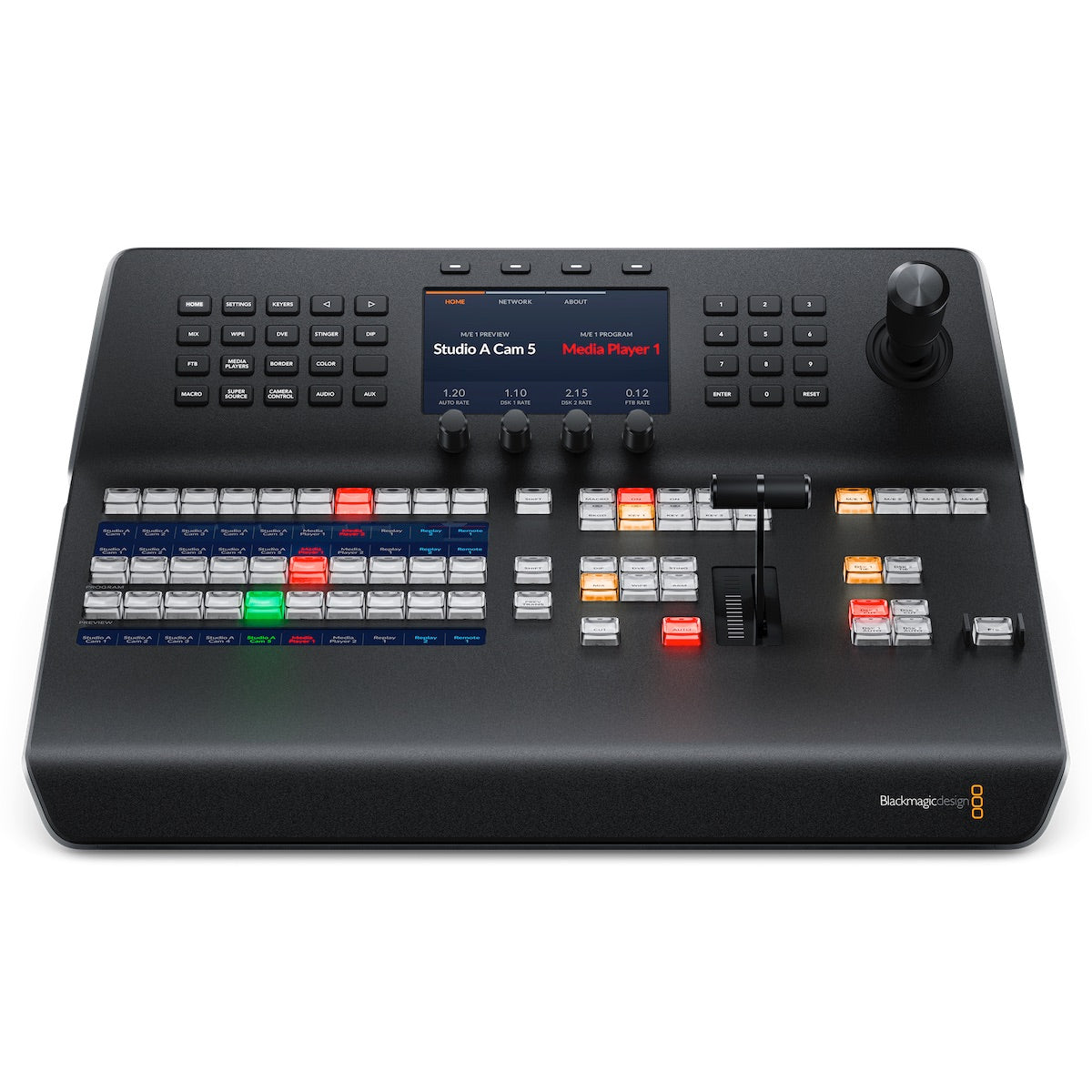 Blackmagic ATEM 1 M/E Advanced Panel for Live Production Switchers, front