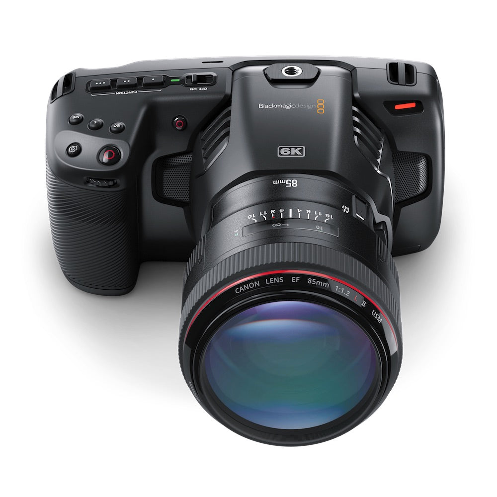 Blackmagic Pocket Cinema Camera 6K G2 with Super 35 HDR Sensor, top