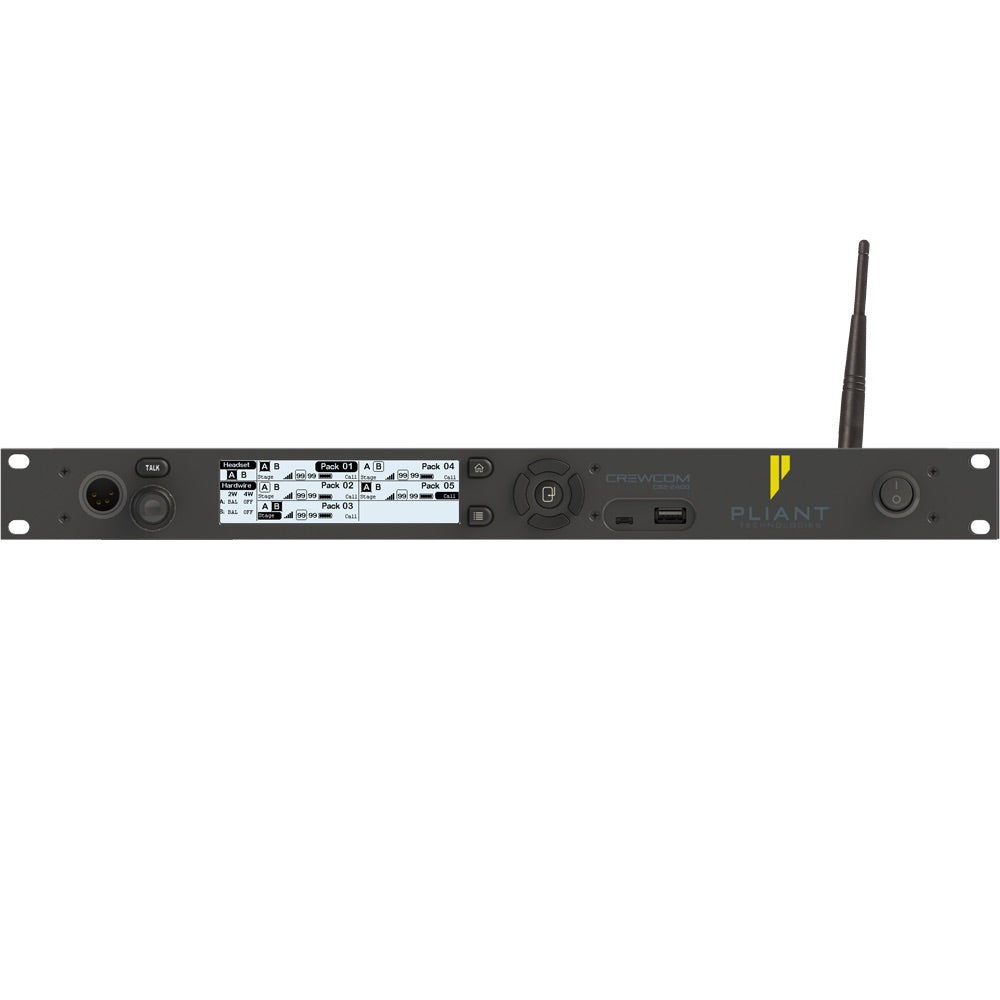 Pliant Technologies CrewCom CB2-2400 2.4GHz 2-Channel BaseStation, front