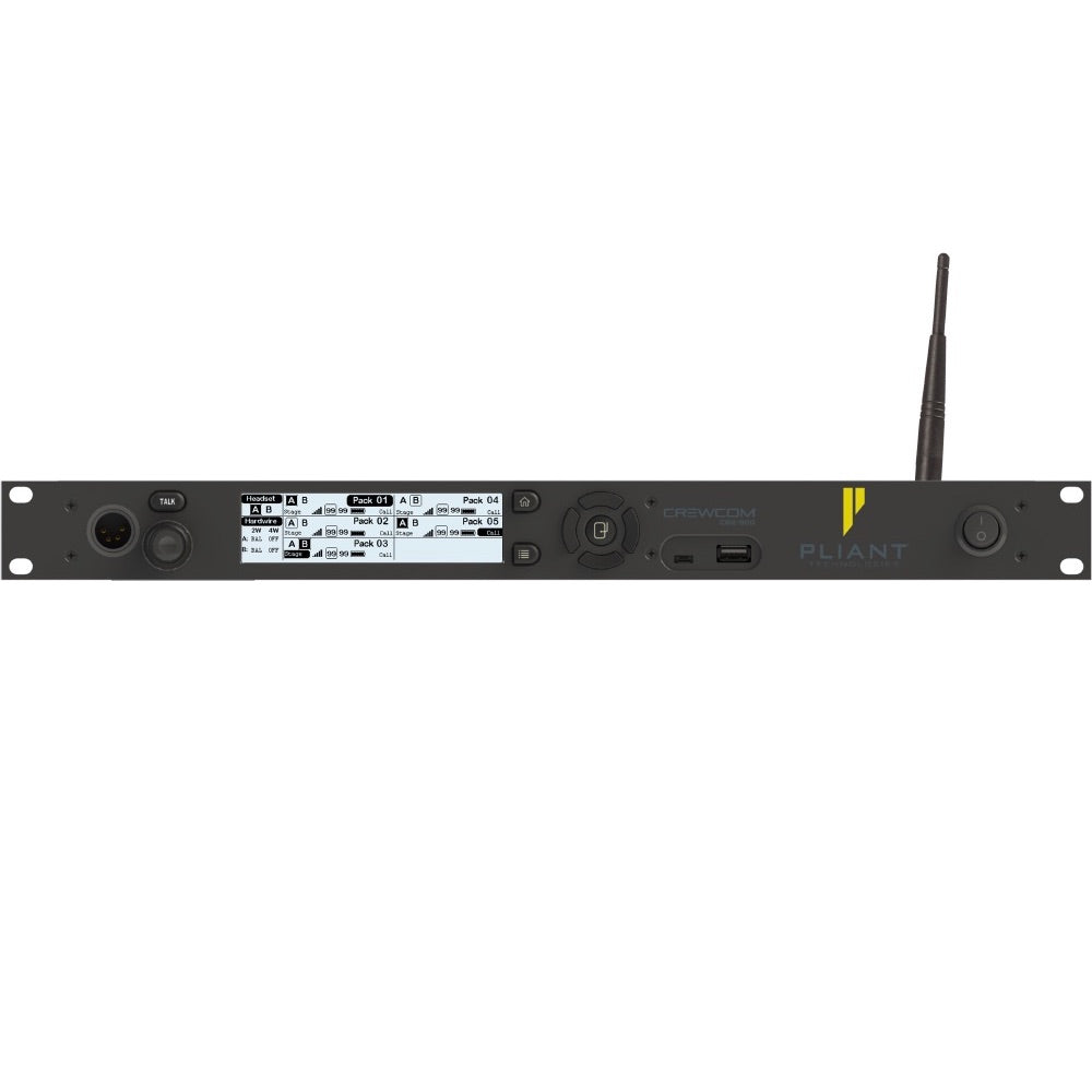 Pliant Technologies CrewCom CB2-900 900MHz 2-Channel BaseStation, front