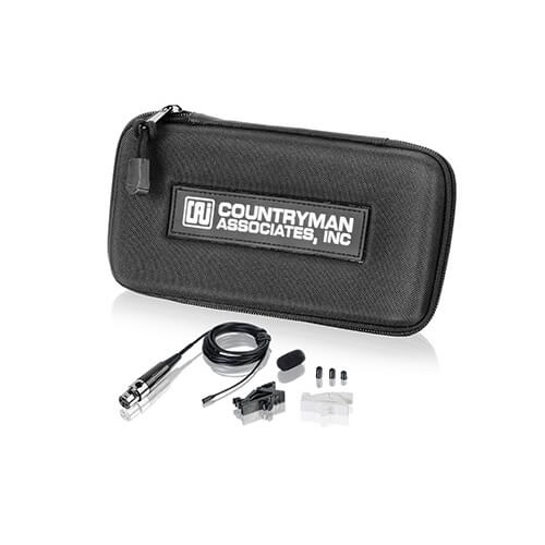 Countryman B6 Omnidirectional Lavalier Microphone, case