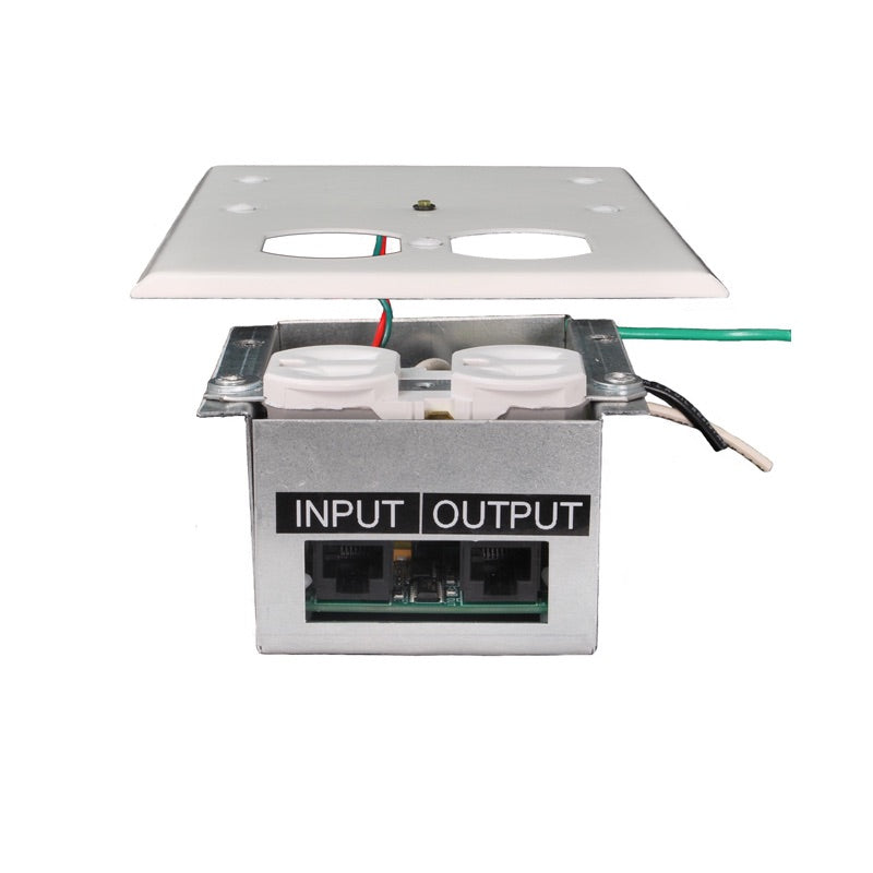 Juice Goose CQ-1 - 15A Single Sequence In-wall Power Sequencer, side view