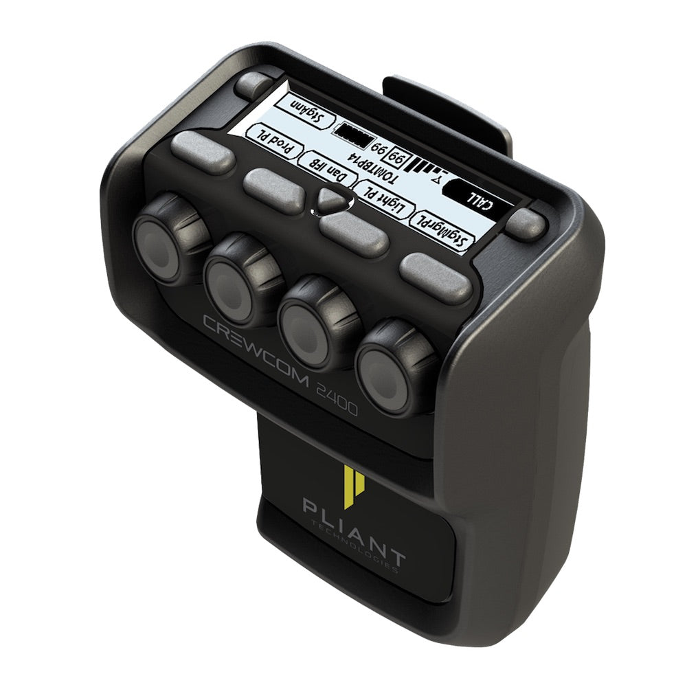 Pliant Technologies CrewCom 2.4GHz 4-Vol 4-Conf Radio Pack