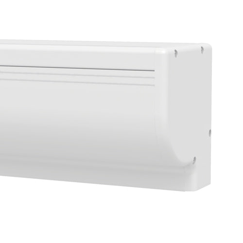 Da-Lite Contour Electrol - Wall or Ceiling Mounted Electric Screen, white case closeup