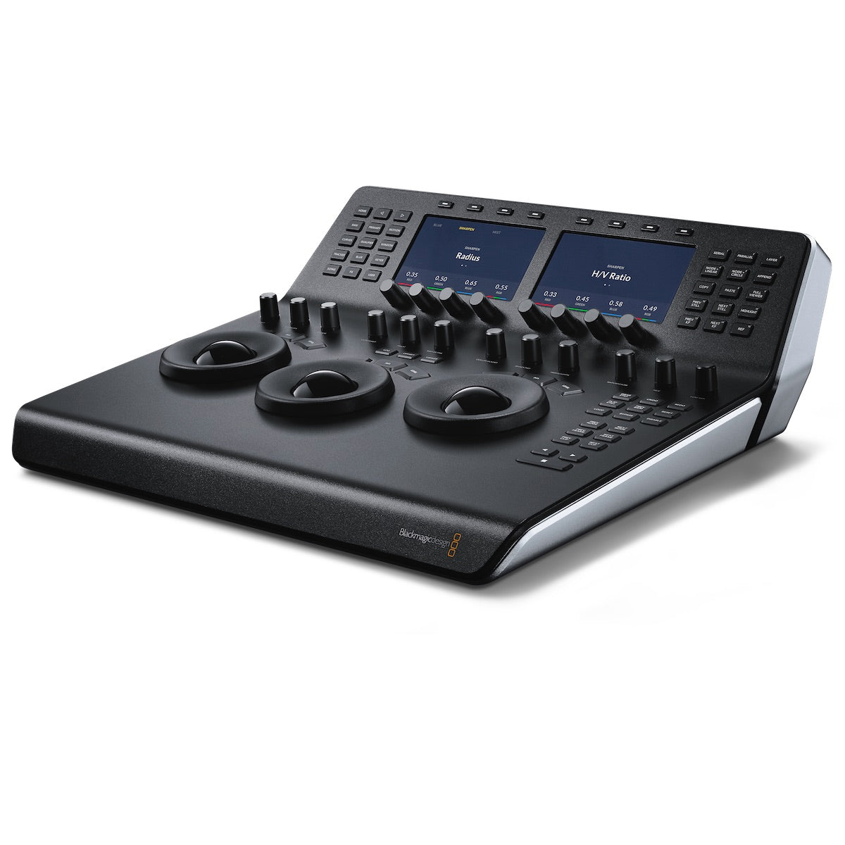 Blackmagic DaVinci Resolve Mini Panel, front angle