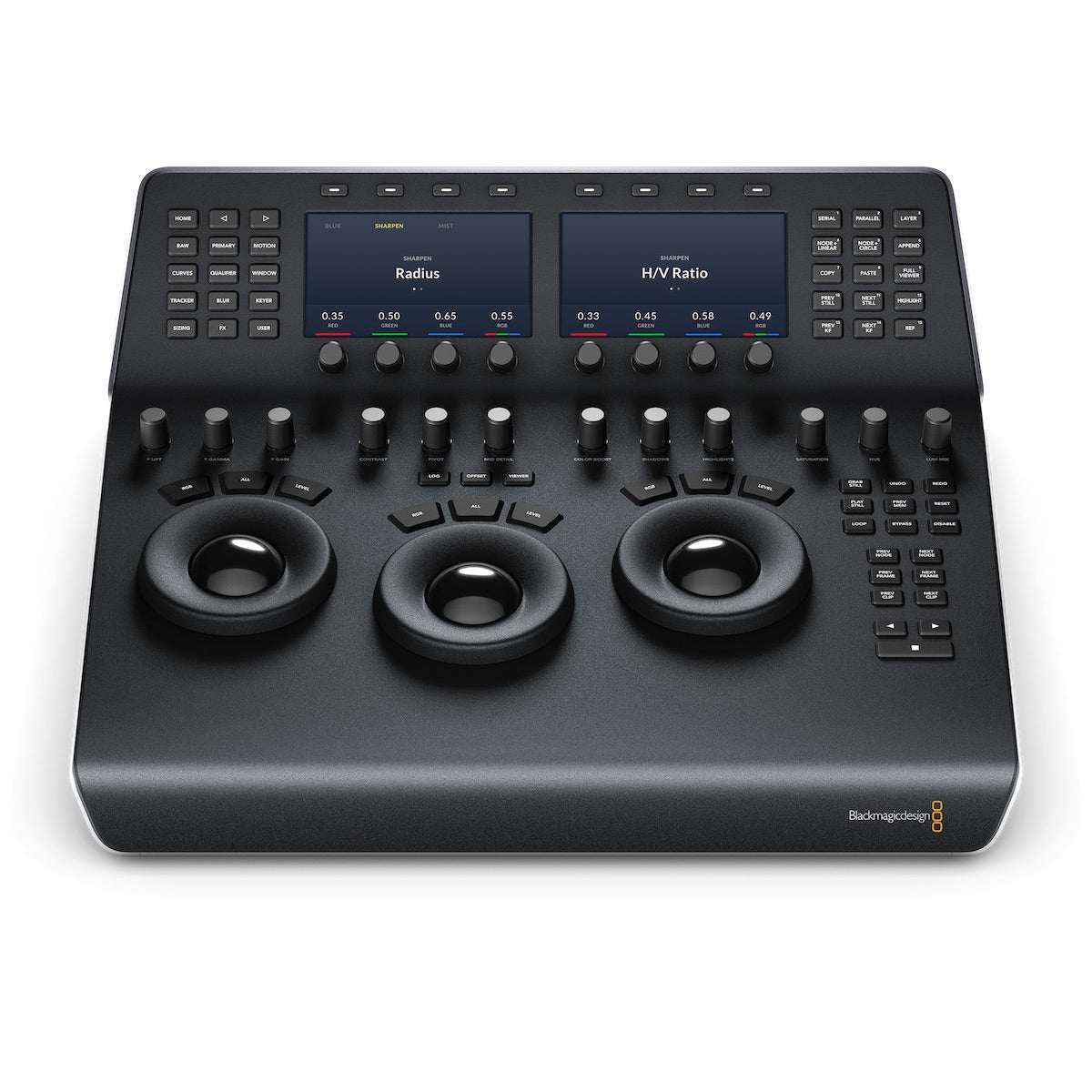Blackmagic DaVinci Resolve Mini Panel, front