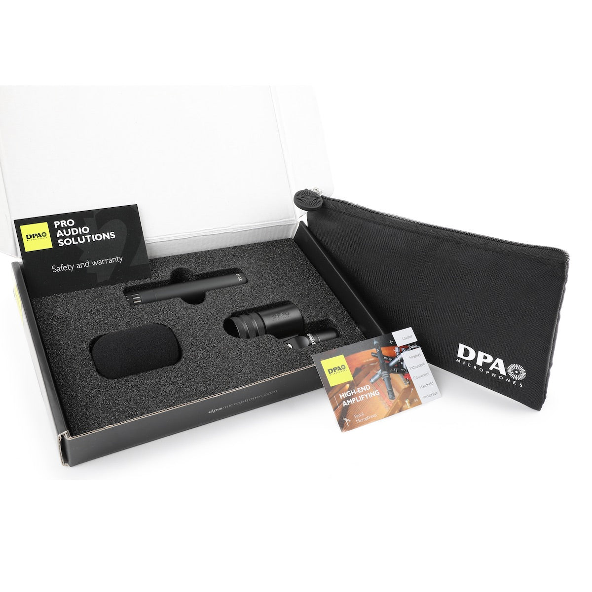 DPA 2012 Compact Cardioid Condenser Microphone, what's in the box
