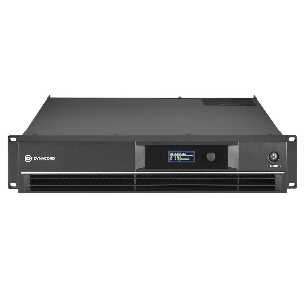 Dynacord L1300FD - Two-channel, 1300W Power Amplifier, top front