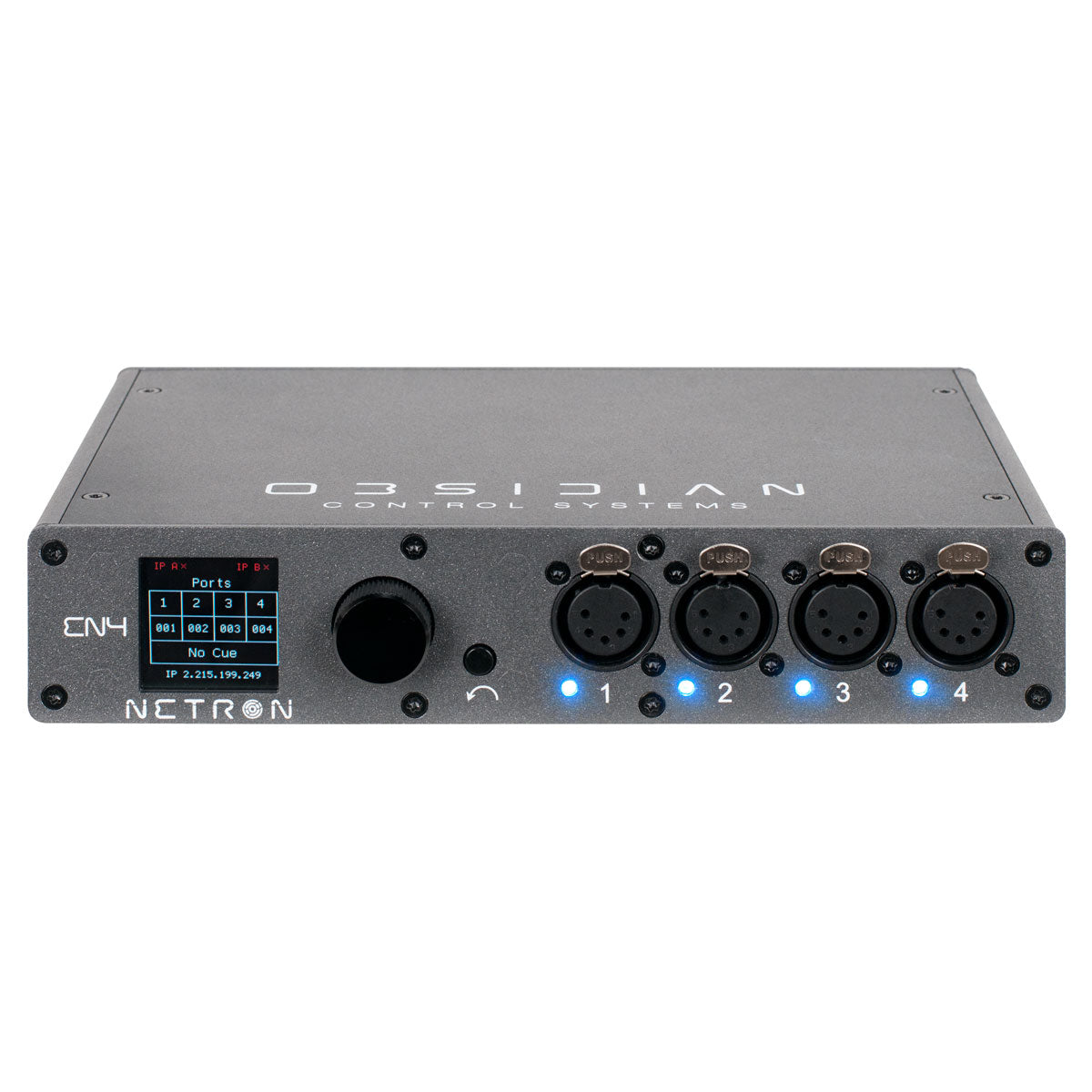 Elation EN4 - 4 x 5-pin XLR Port to DMX Node, front