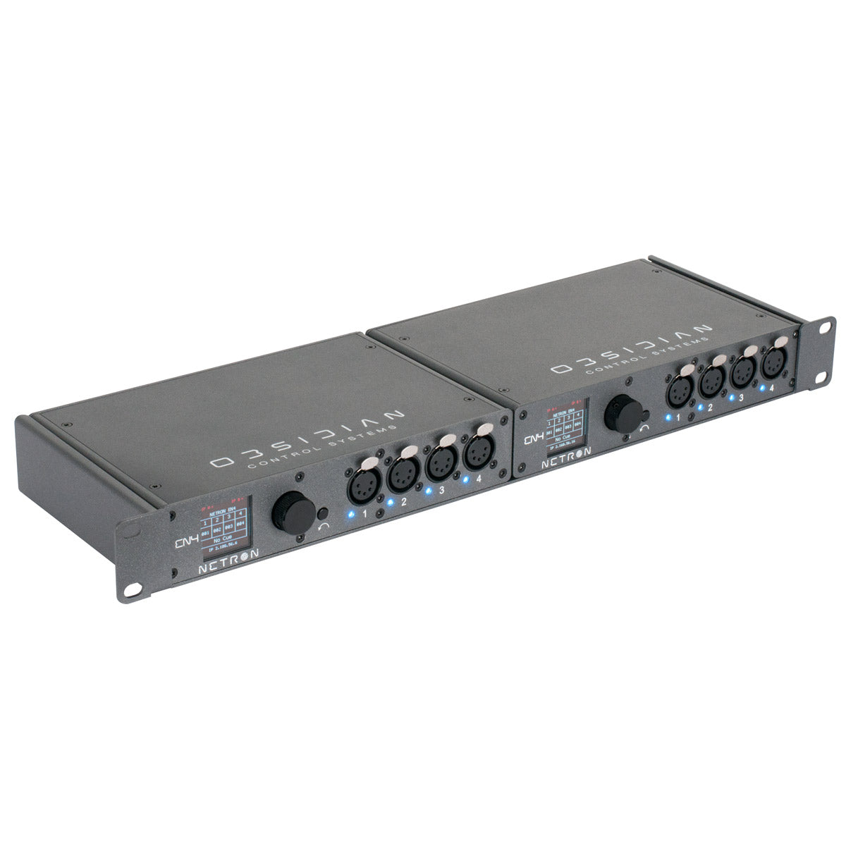 Elation EN4 - 4 x 5-pin XLR Port to DMX Node, rack mount